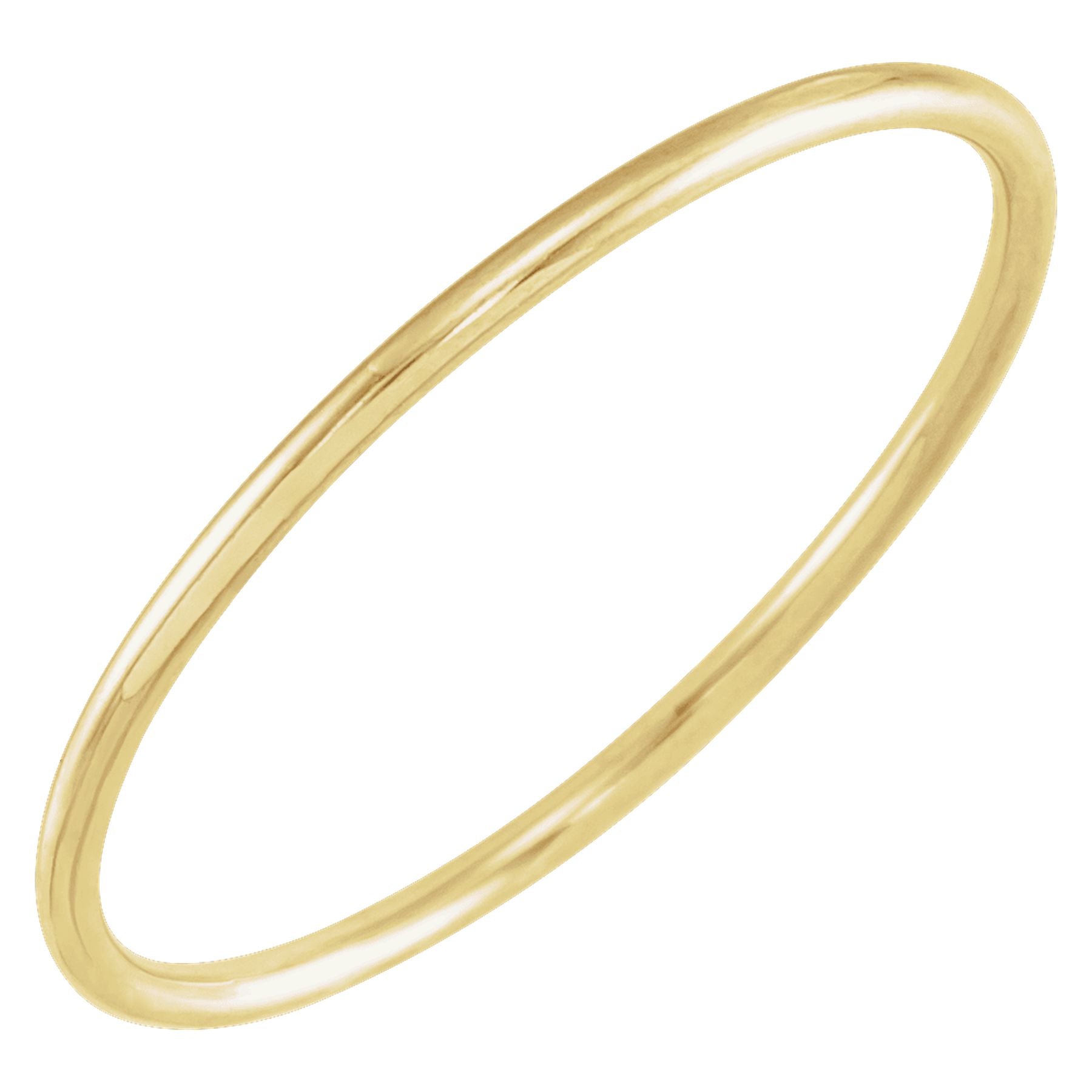 14K Yellow Stackable Ring Size 7