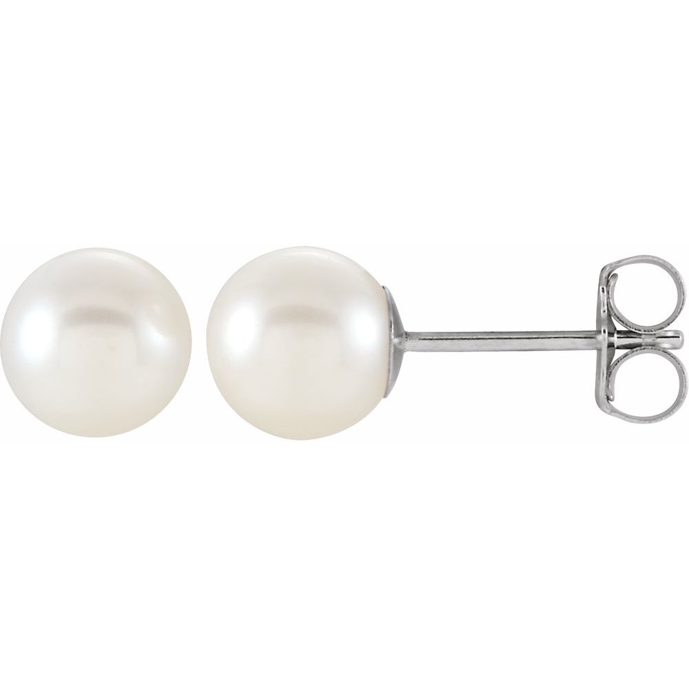 Pearl Stud Earrings