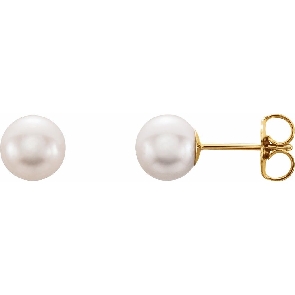 Pearl Stud Earrings