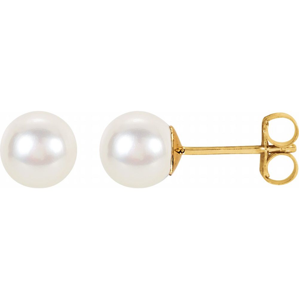 Pearl Stud Earrings