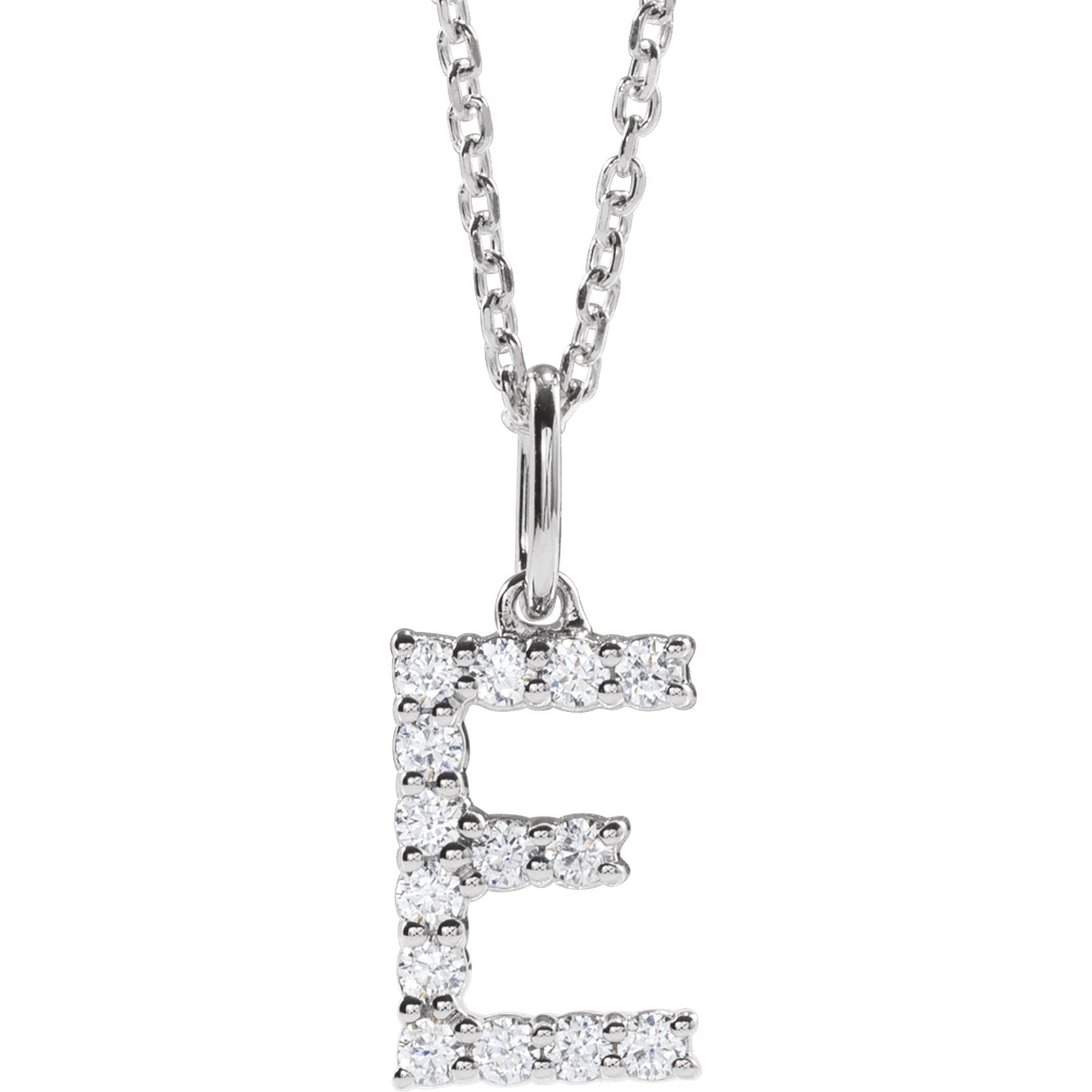 Diamond Initial Necklace