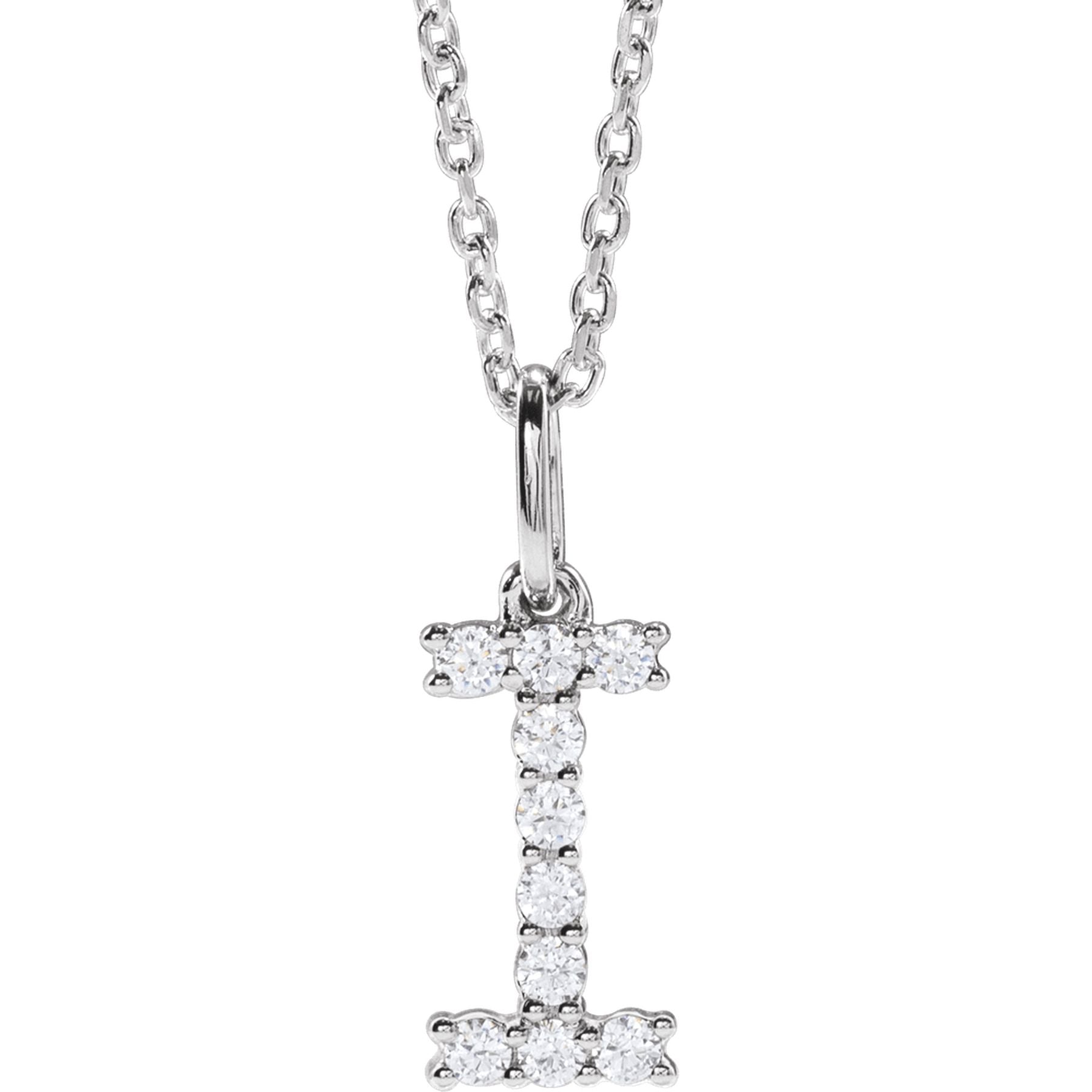 Diamond Initial Necklace