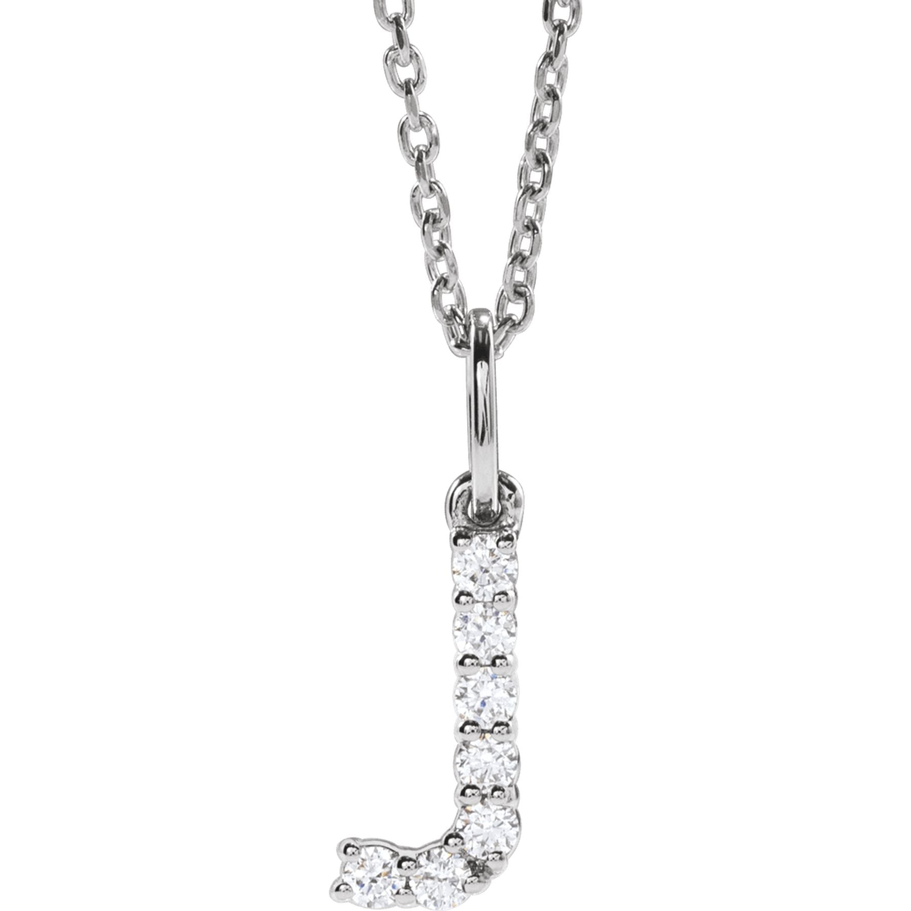 Diamond Initial Necklace