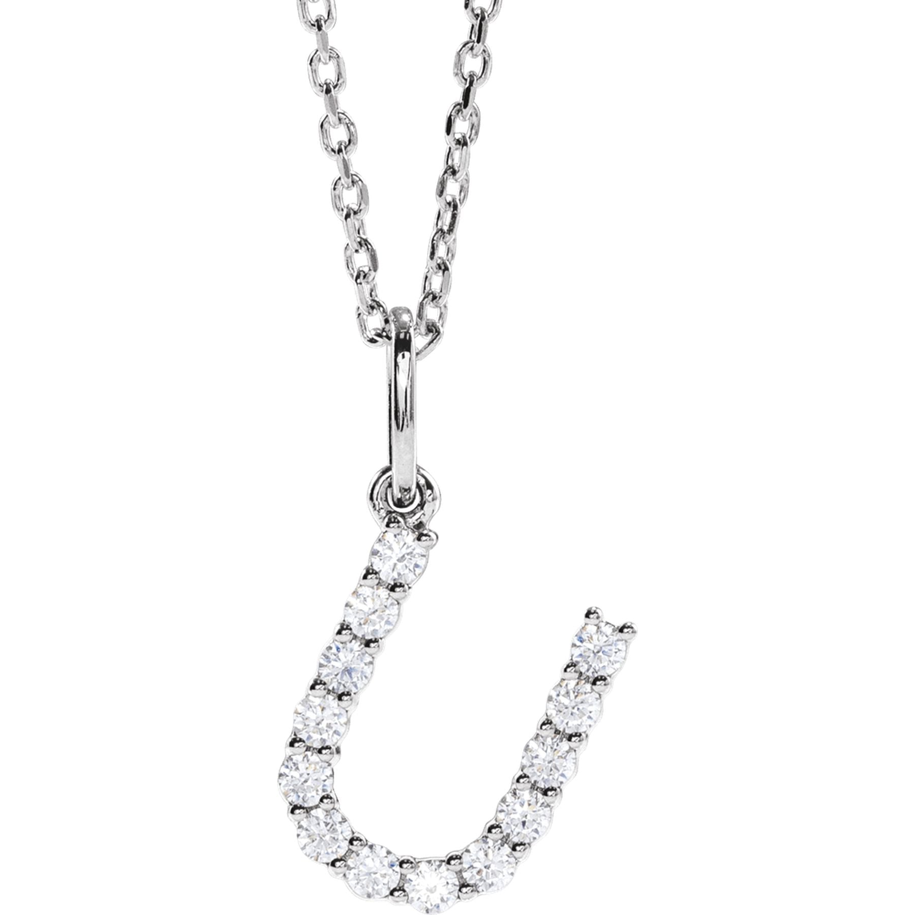 Diamond Initial Necklace