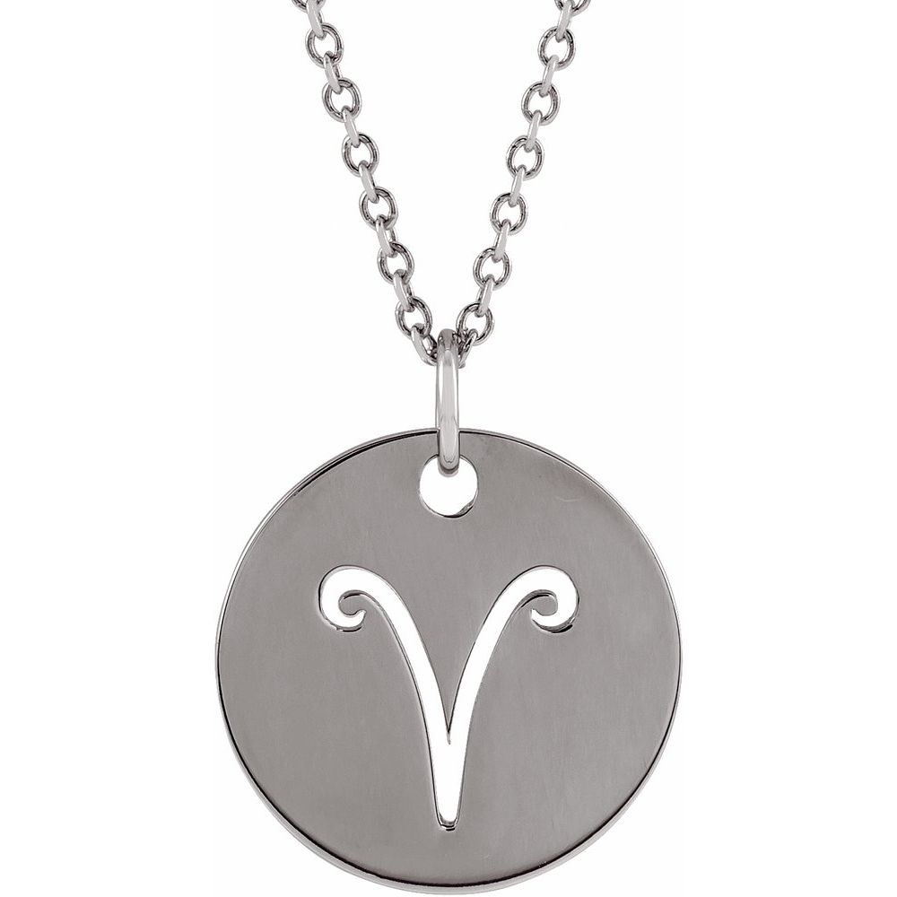 Zodiac Disc Necklace