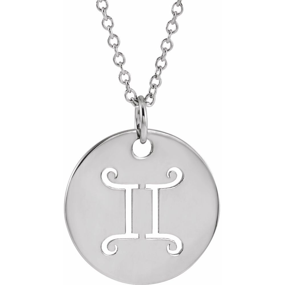 Zodiac Disc Necklace