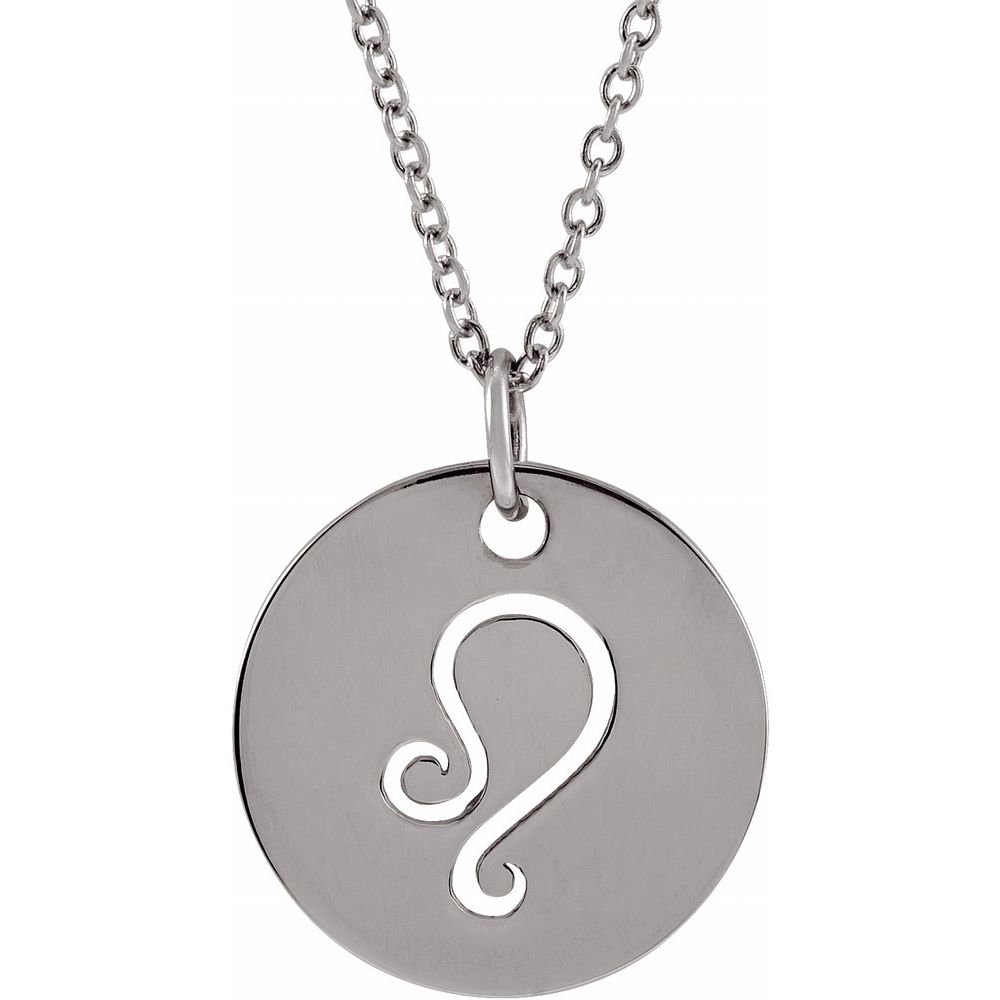 Zodiac Disc Necklace