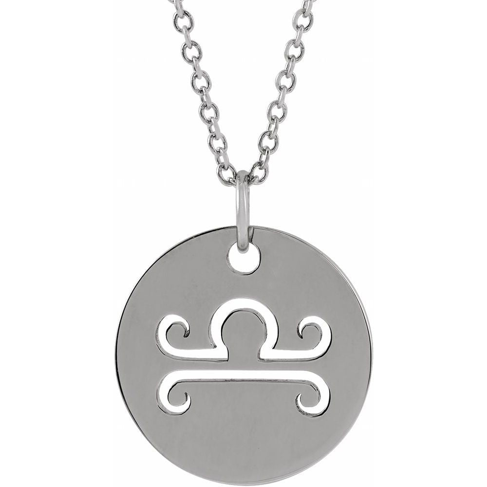 Zodiac Disc Necklace