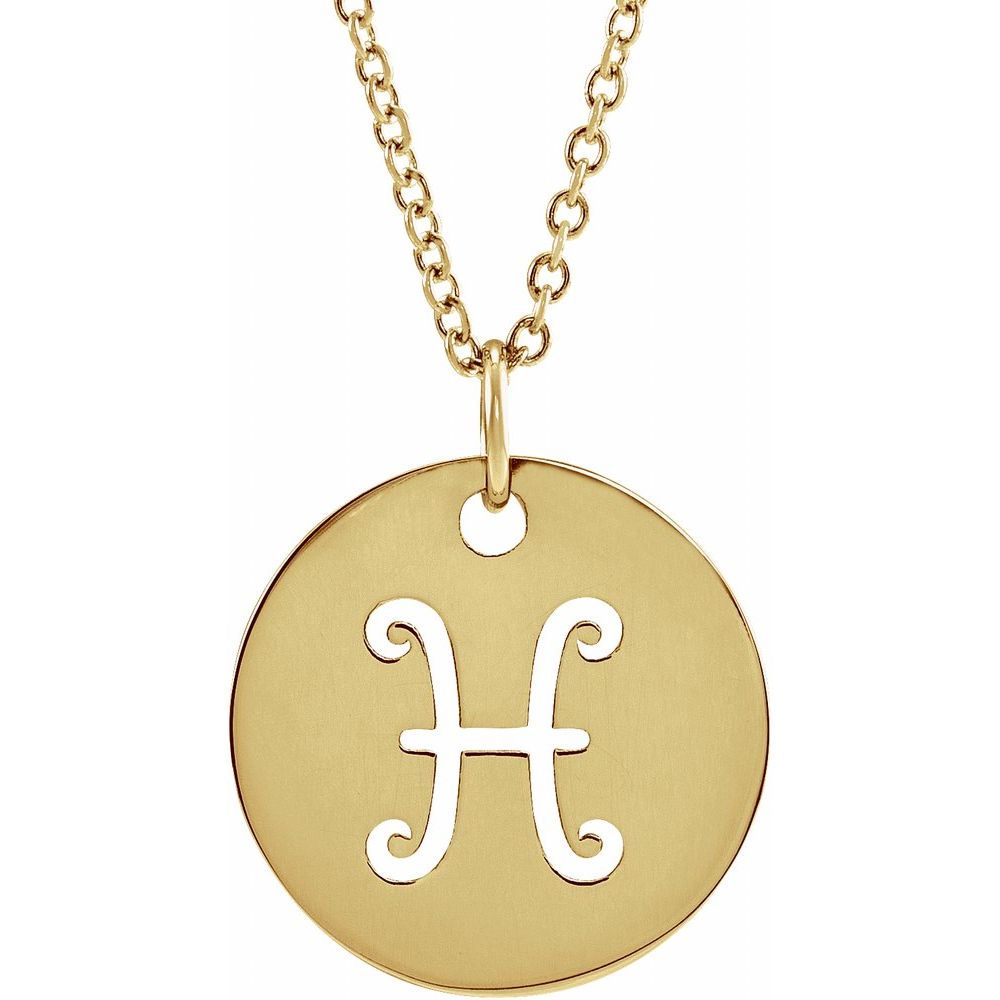 Zodiac Disc Necklace