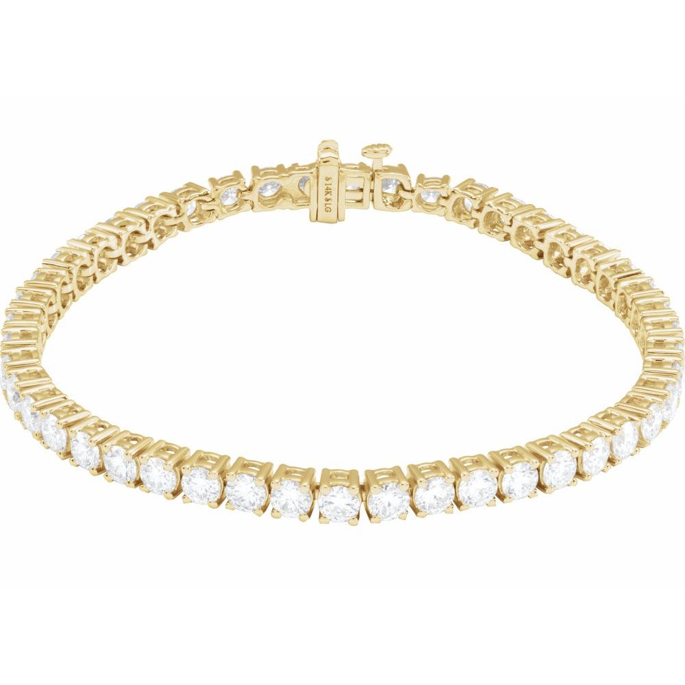 Diamond Tennis Bracelet | VS / Colorless / Excellent Round Lab-grown Diamonds / 14K