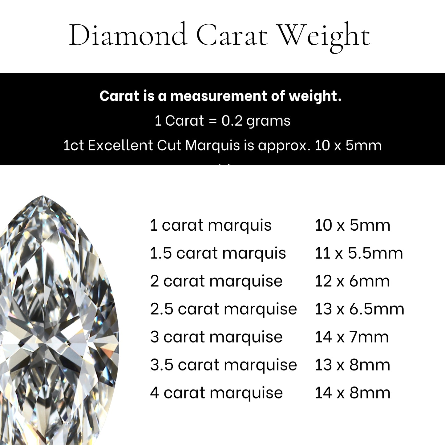 Marquise Diamond - GCAL 8X Lab-Grown