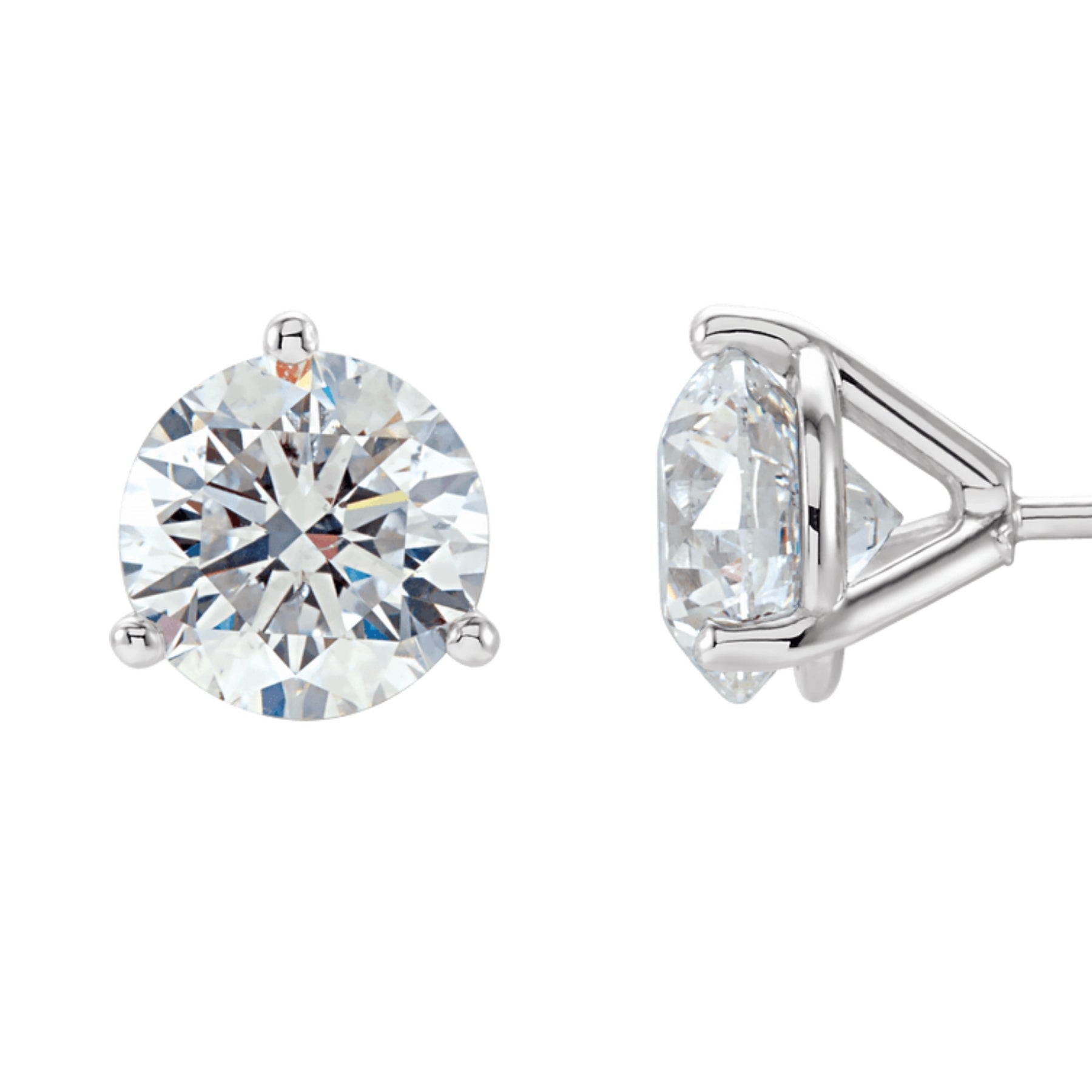 Lab-Grown Diamond Stud Earrings | VS / Colorless / Excellent Lab-grown Diamond